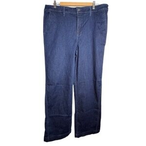 Wide straight leg trouser jean 18
